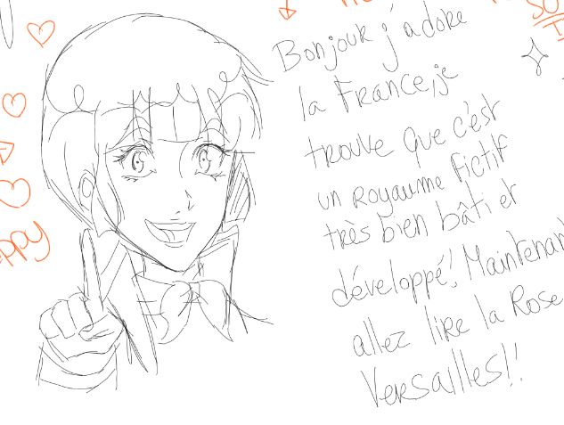 Isabeau being so obsessed with her fav manga that she learnt how to speak baguette