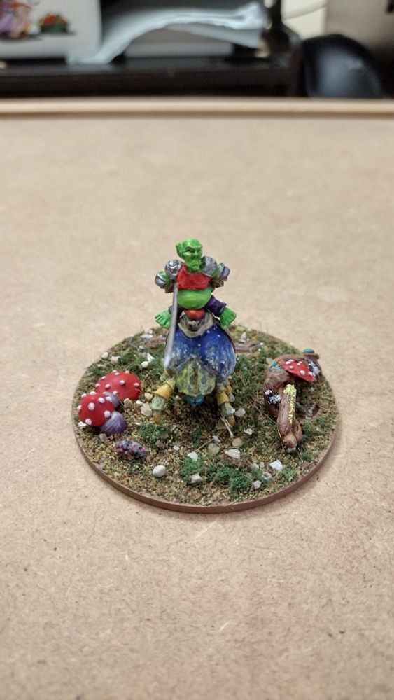 Goblin astride hellmite