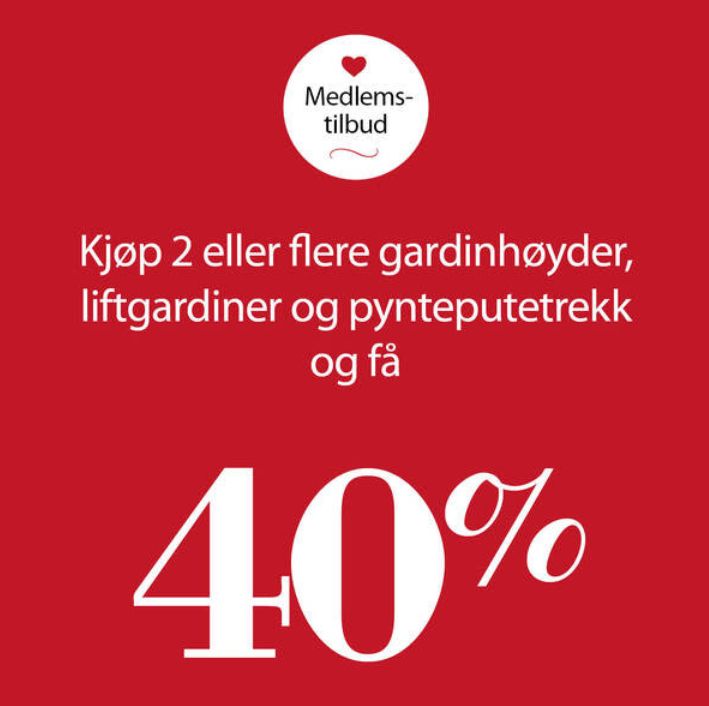 buy 2 or more curtain stuff and get 40% off