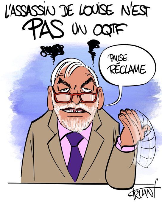 L’assassin de Louise n’étant pas un OQTF, pour ne pas développer le sujet d’un meurtre dont l’assassin n’est pas un arabo-musulman, Pascal PRAUD de Cnews lance la pub.
