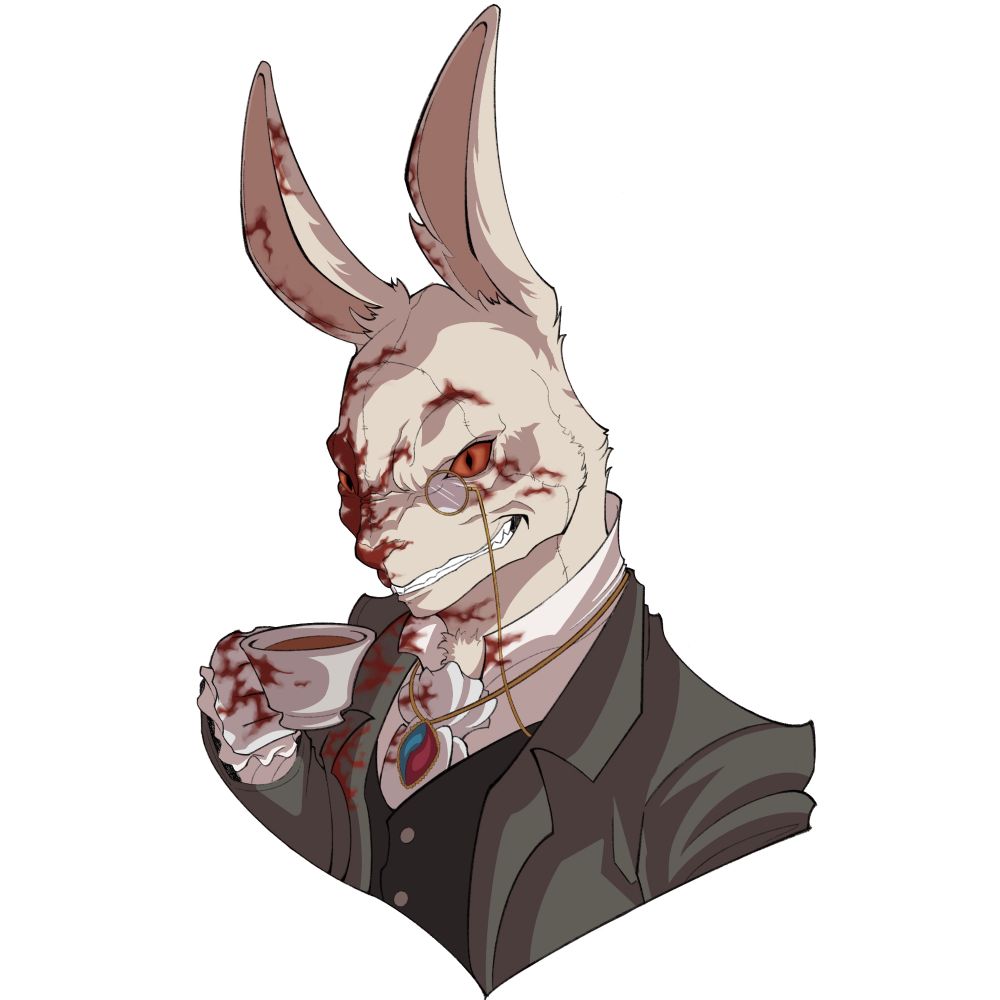 The drawing in process only with basic color 