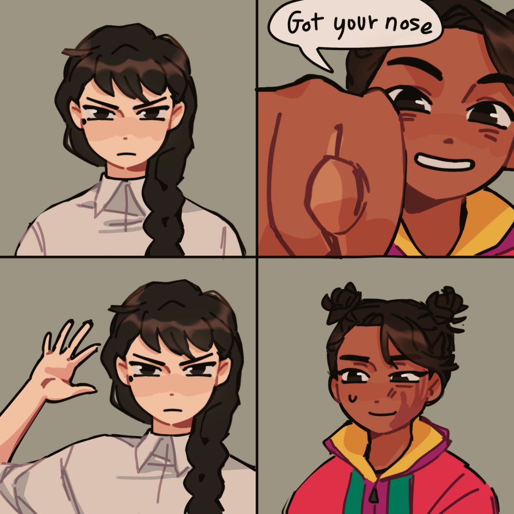 This is a redraw of one of @lowgradef's (insta n twt)funny images with minor changes