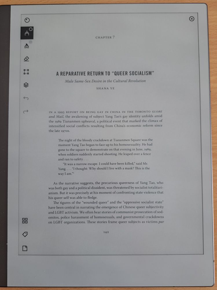 First page of Shana Ye: A Reparative Return to "Queer Socialism"