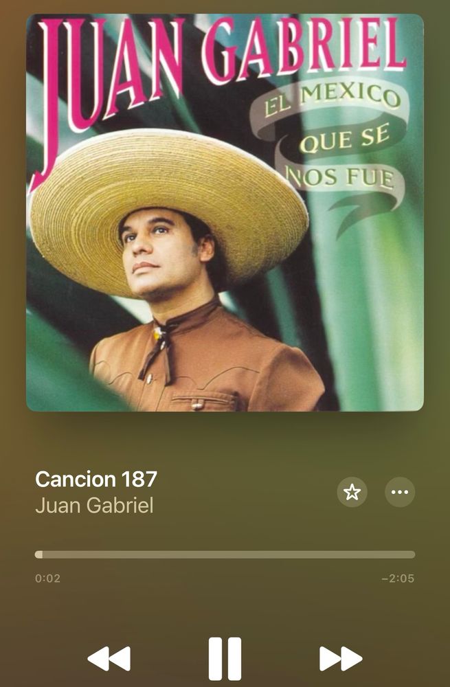 Album art - Juan Gabriel’s Canciones 187