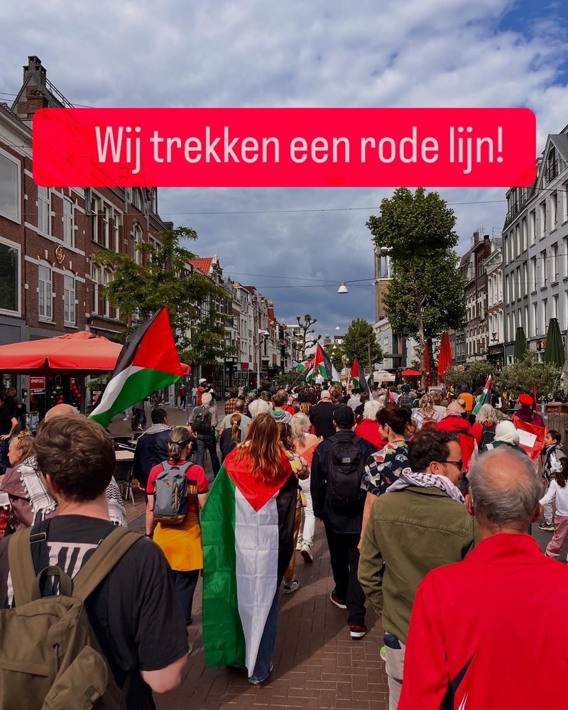 Optocht door de stad