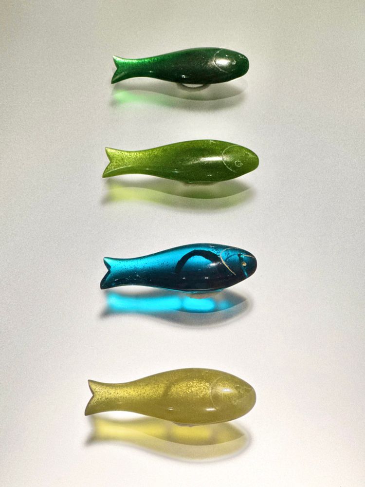 再現模造《瑠璃魚形》