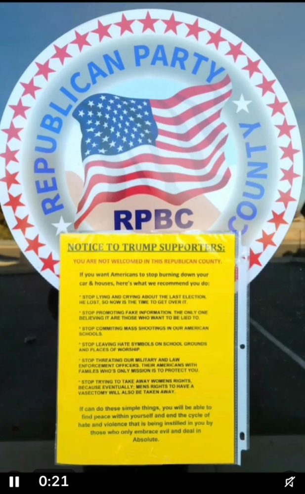 Non-MAGA republicans resistance! In a republican county.