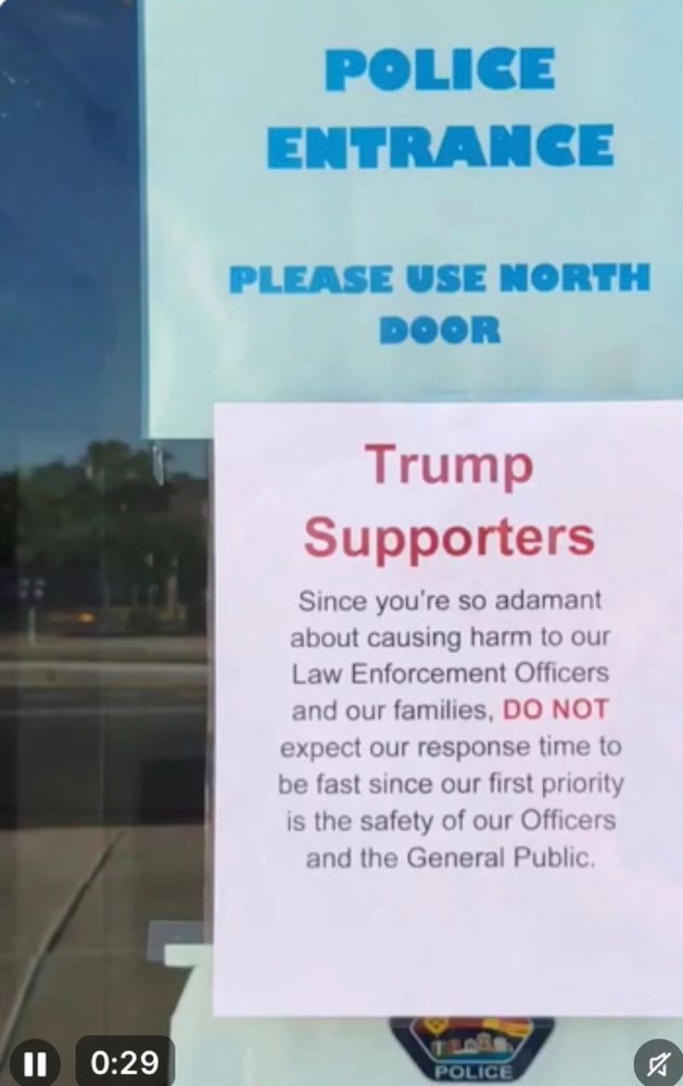 Non-MAGA republicans resistance! Even police.