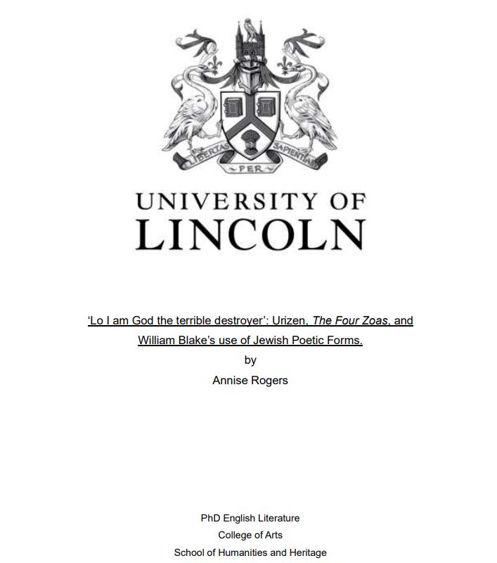 PhD Thesis Title Page.