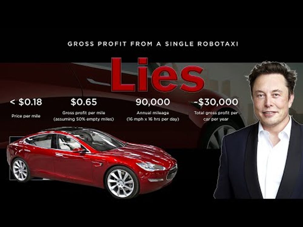 Elon Musk's Robotaxi Lie