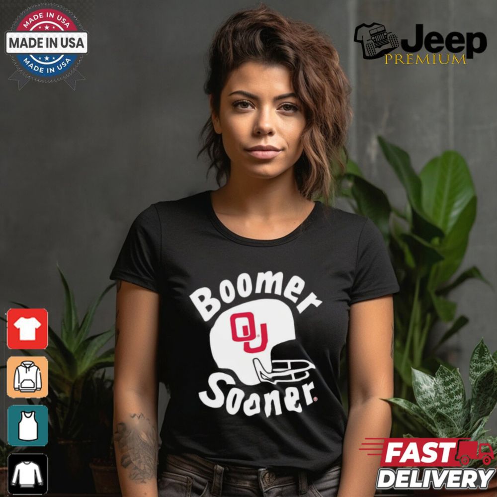 Boomer Sooner Oklahoma Sooners helmet shirt - TeeJeep Fashion - Online T-shirt, Sweatter and Hoodie Store in USA