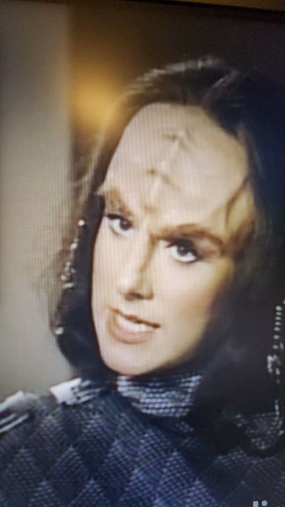 Half human half Klingon K'Ehleyr from TNG