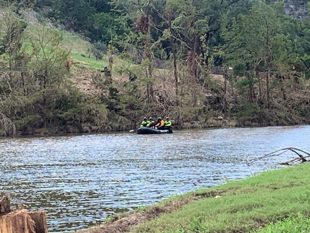 One of many search and rescues crews 