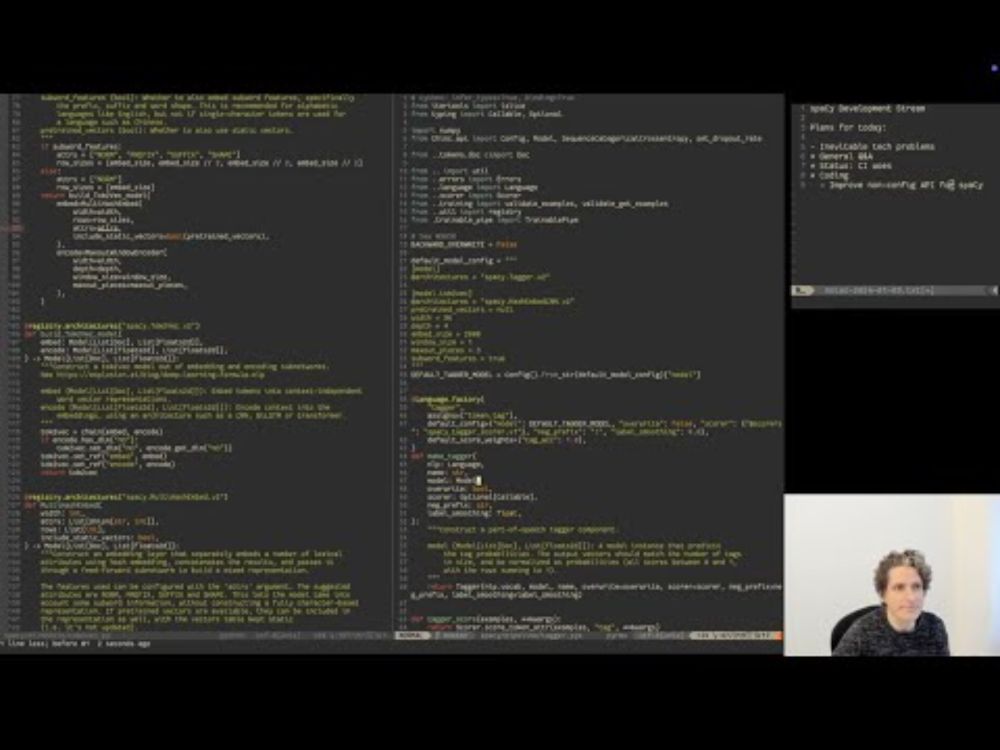 Streaming spaCy (Jan 31, 2025): Continue exploring PyTorch+spaCy