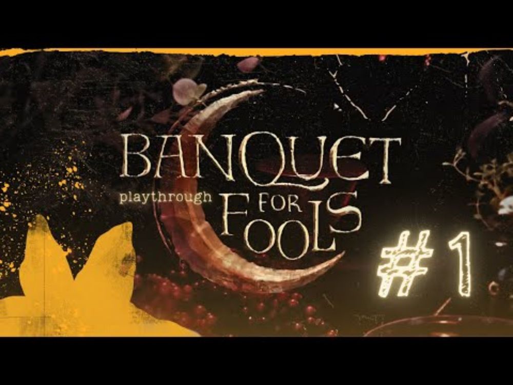 first look at a hauntingly beautiful crpg | let's play: banquet for fools #1 🍂 | text commentary