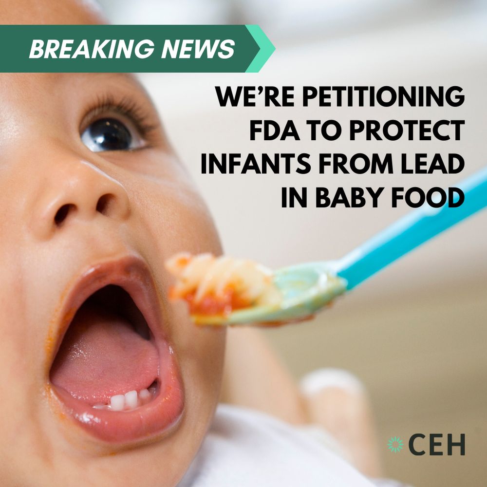 Breaking News: We're Petitioning FDA to Protect Infants from Lead in Baby Food

Image Description: baby being fed food.