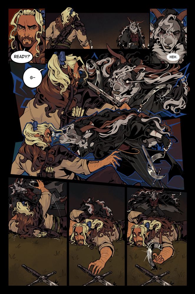 A comic page from Horizon Walkers