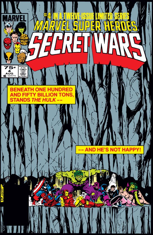 The cover to Secret Wars #4