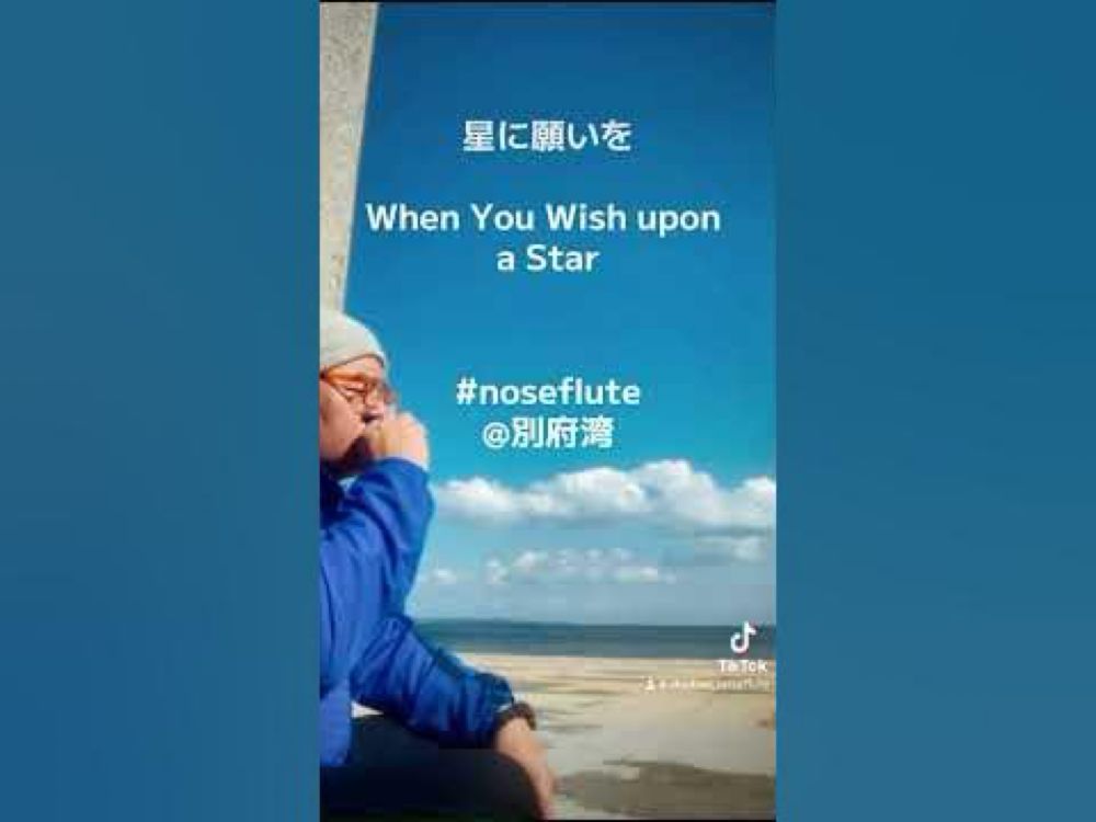 #whenyouwishuponastar #星に願いを #noseflute #鼻笛 #hanajazz