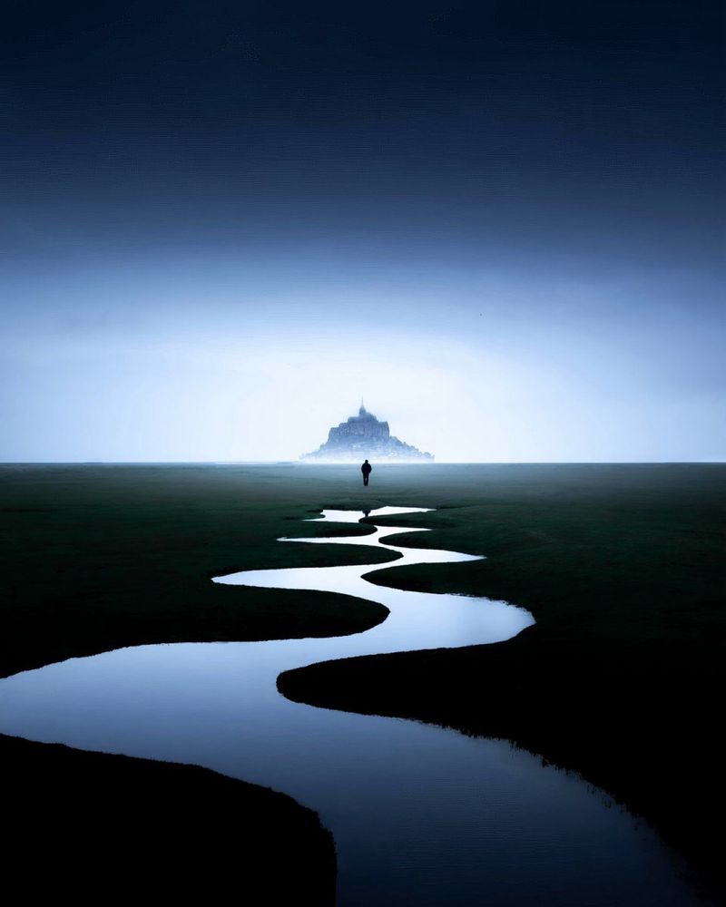 Le Mont St Michel avec le #photographe Alexis Pifou.