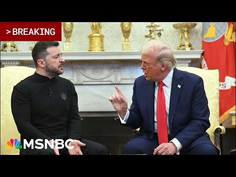BREAKING: Trump tells Zelenskyy he's 'gambling with World War III' in tense exchange