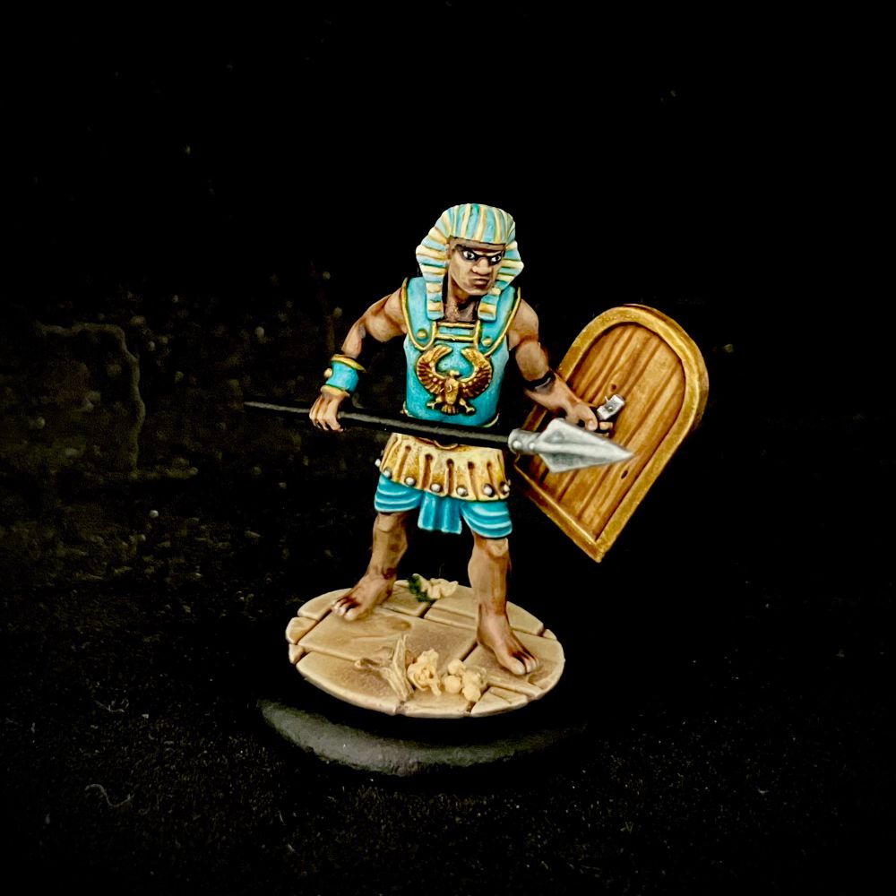 Egyptian Vulture Guard on a sandstone temple base.