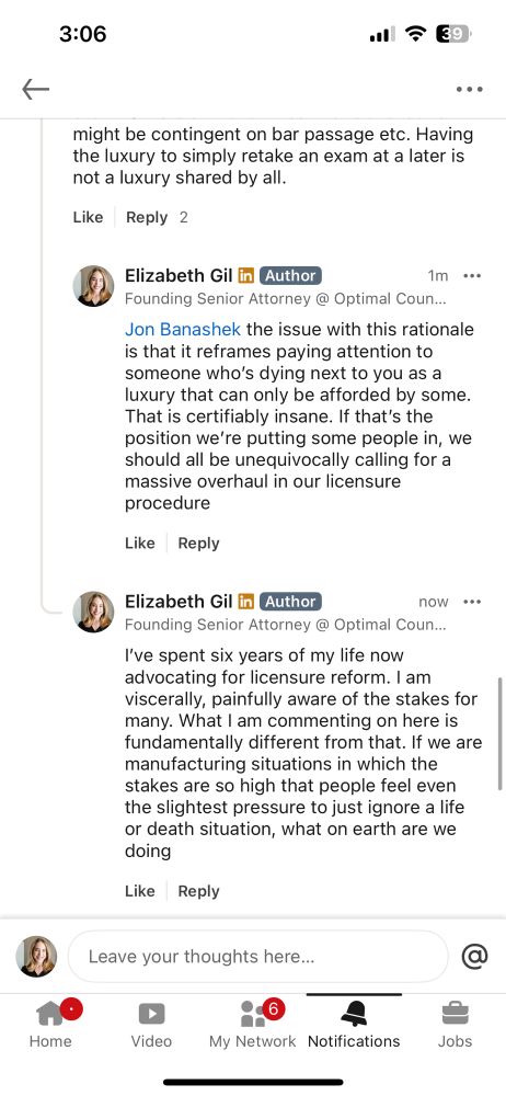 Responses from me that say: the issue with this rationale is that it reframes paying attention to someone who’s dying next to you as a luxury that can only be afforded by some. That is certifiably insane. If that’s the position we’re putting some people in, we should all be unequivocally calling for a massive overhaul in our licensure procedure.

I’ve spent six years of my life now advocating for licensure reform. I am viscerally, painfully aware of the stakes for many. What I am commenting on here is fundamentally different from that. If we are manufacturing situations in which the stakes are so high that people feel even the slightest pressure to just ignore a life or death situation, what on earth are we doing”