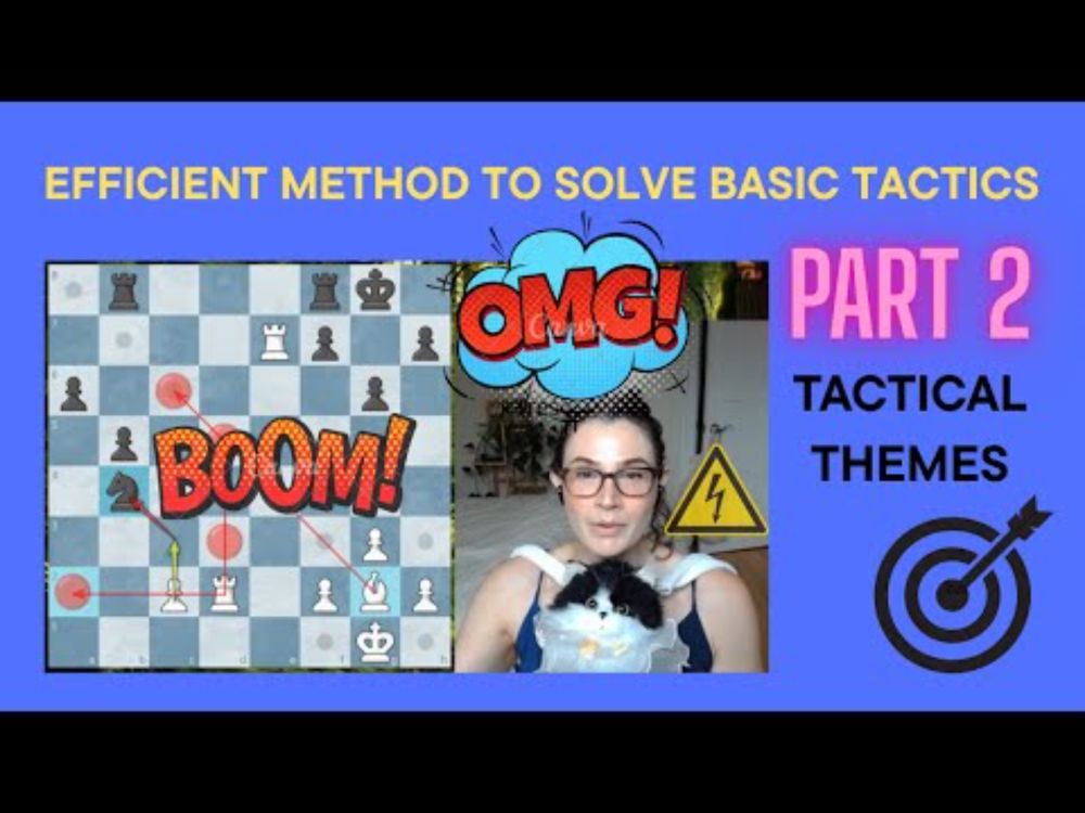 Learn twenty most important tactical themes to solve puzzles more efficient