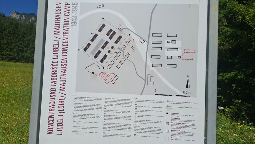 Lageplan d. KZ Außenlagers 