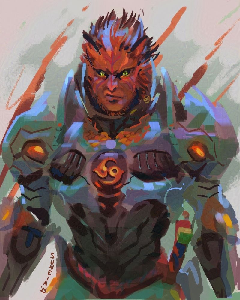 mr ga jiarg himself, a furry warrior that looks like he could kill you and he looks like you stink (he can smell you)