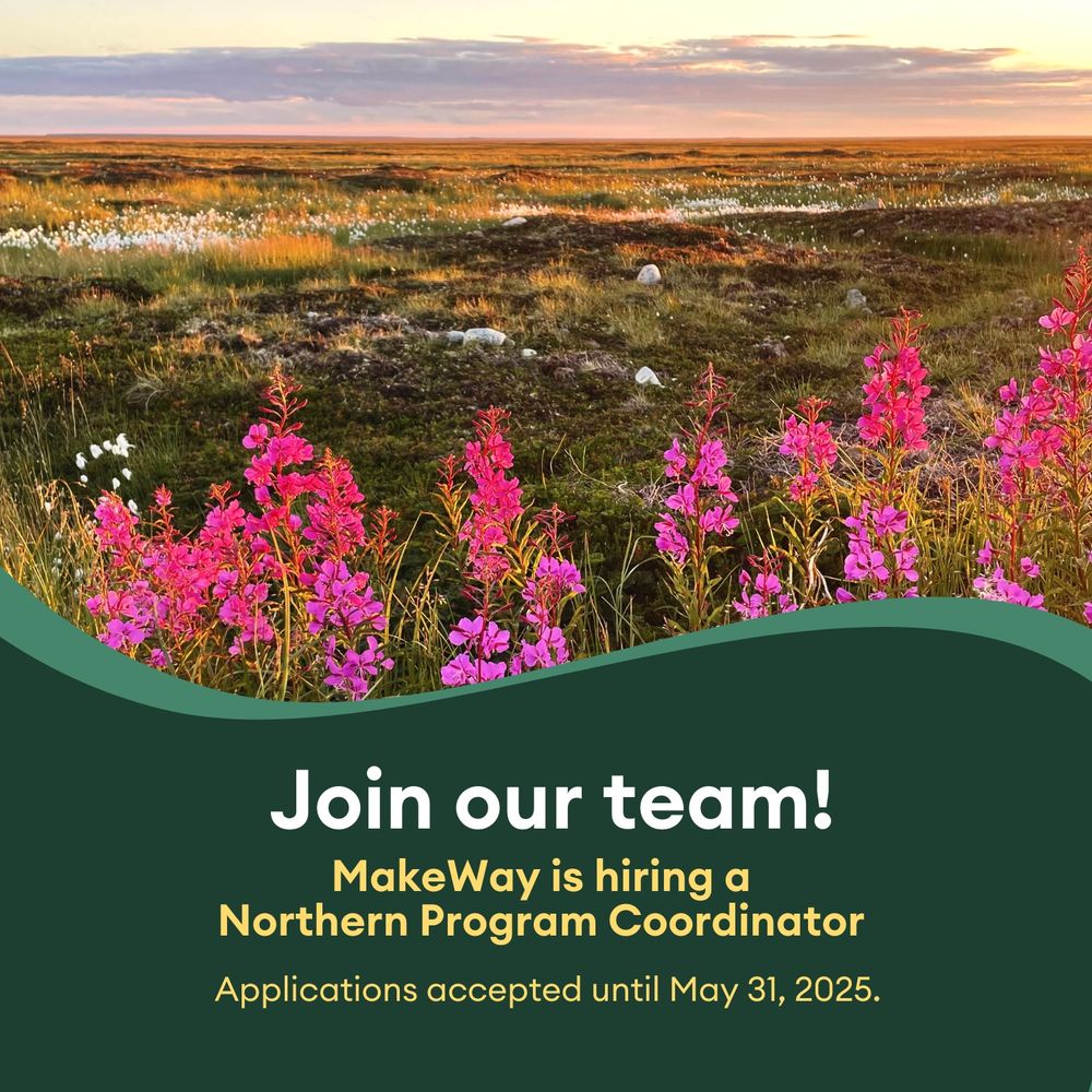 Advertisement for Northern Program Coordinator job posting for MakeWay.