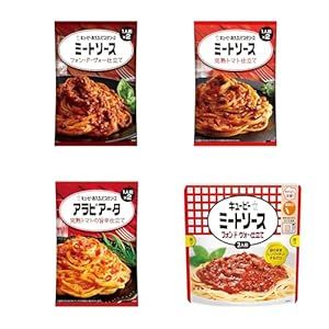 【Amazon 限定】 キユーピー ミートソース & アラビアータ 食べ比べセット (ミートソース ・・・