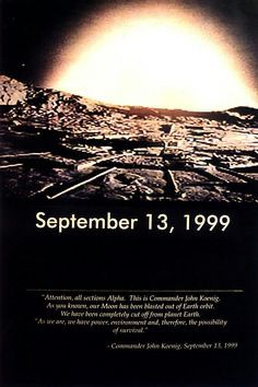 Space: 1999. The moon is blasted out of Earth's orbit. 