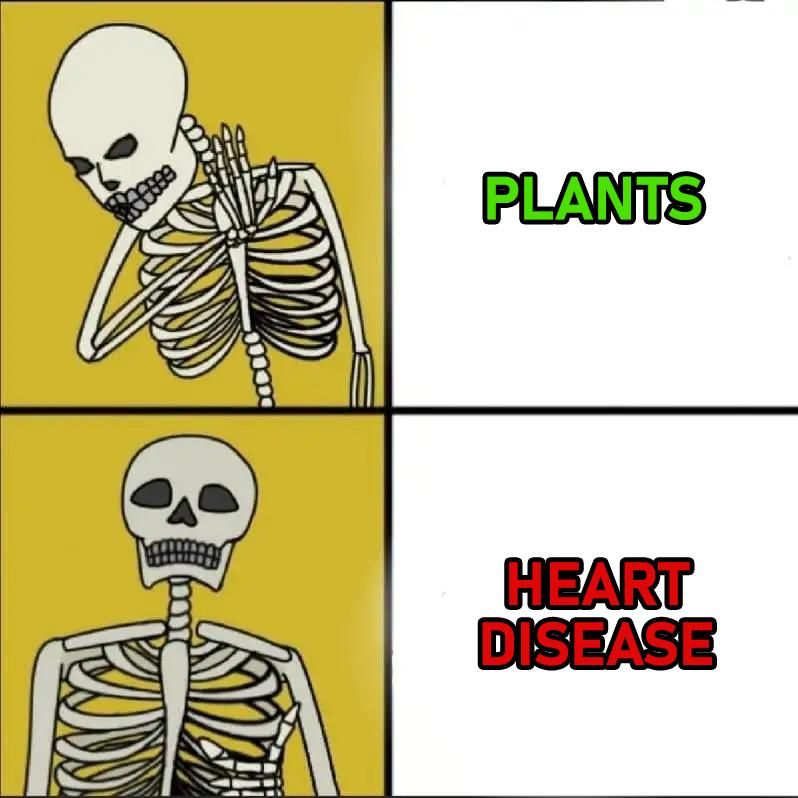 Veganism Plants Heart Disease Animal rights Animals Pigs Cows Fish Sheep Chickens Turkeys Mink Meme