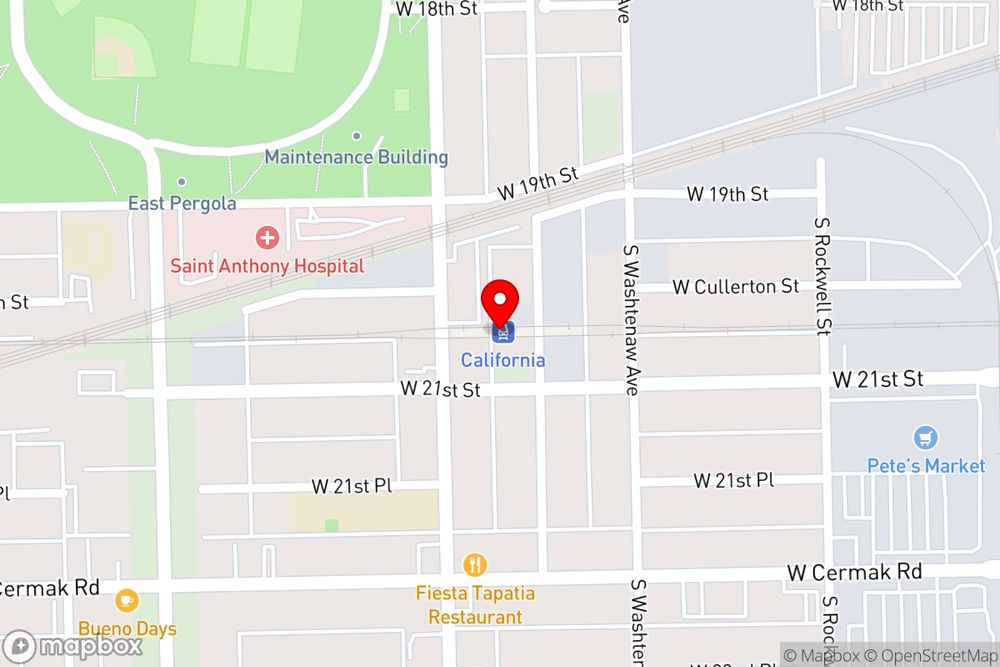 CTA Holiday Train on the tracks