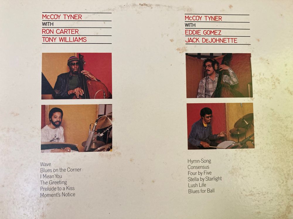 Back cover of McCoy Tyner - Supertrios