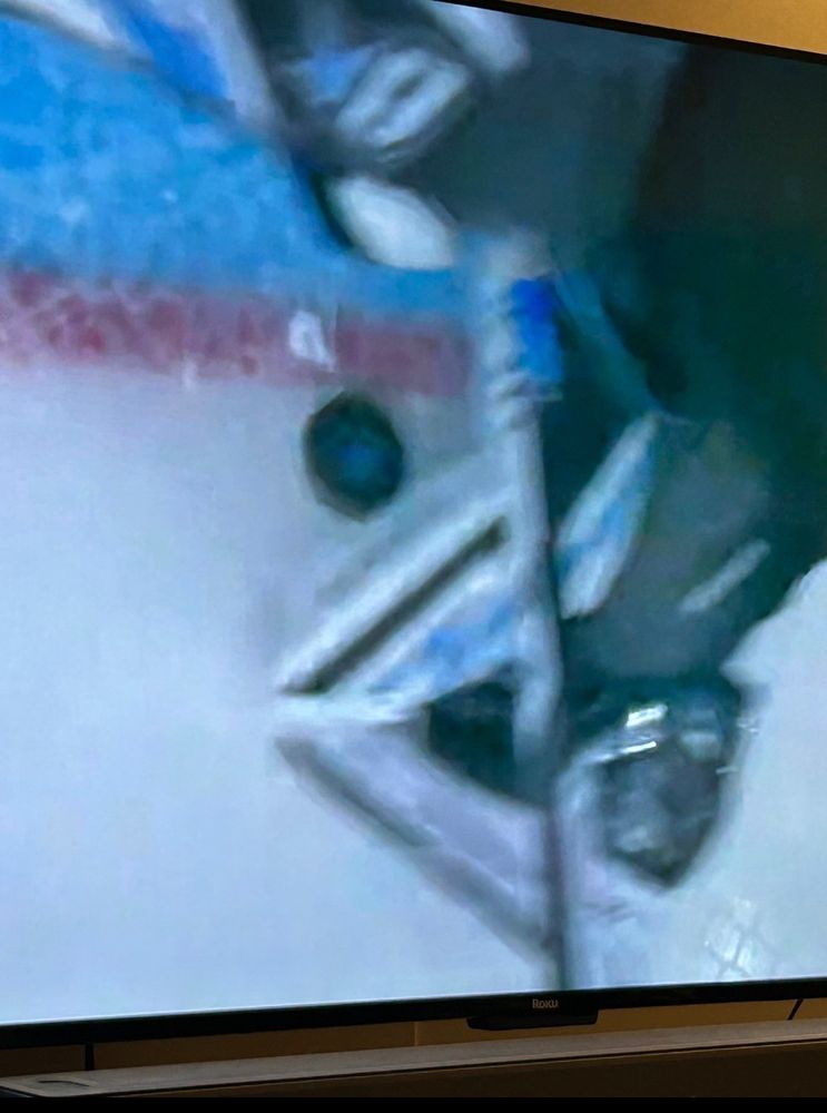 The puck is in the net 