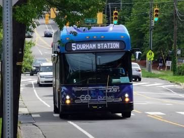 GoDurham electric bus 