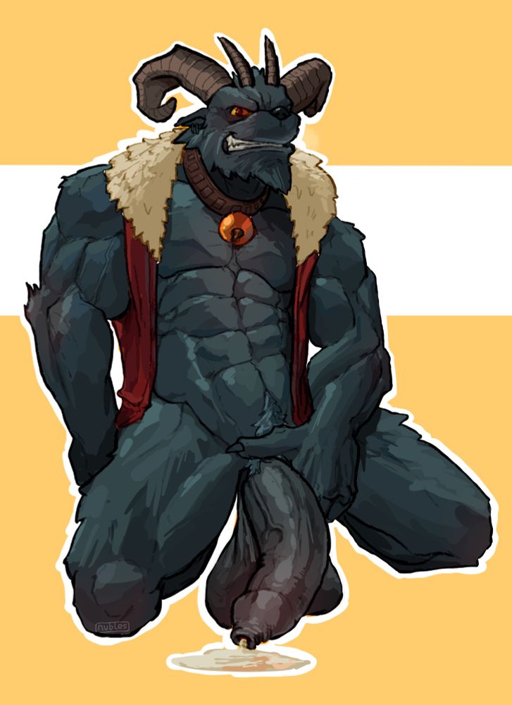 krampus with his dick out