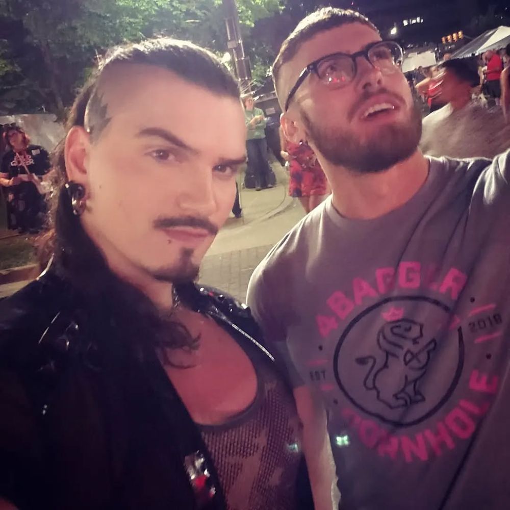 Pride Friday with the man. Wish we had taken more photos together. This'll have to do.