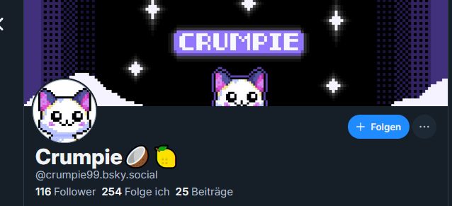 screenshot of crumpie99.bsky.social's profile
