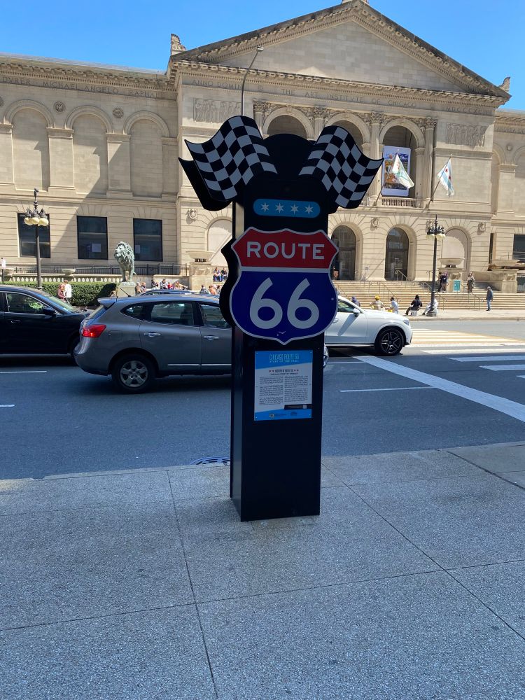 Historic Route 66 sign