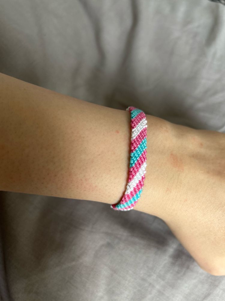 my cute trans bracelet