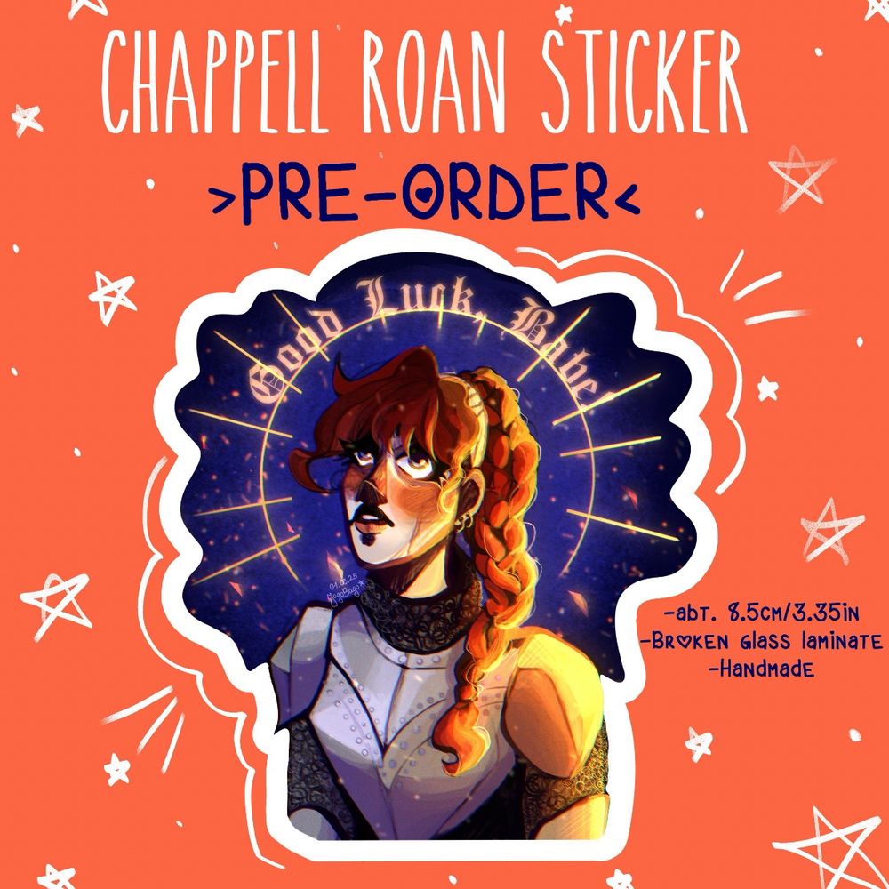 Chappell Roan fanart sticker 