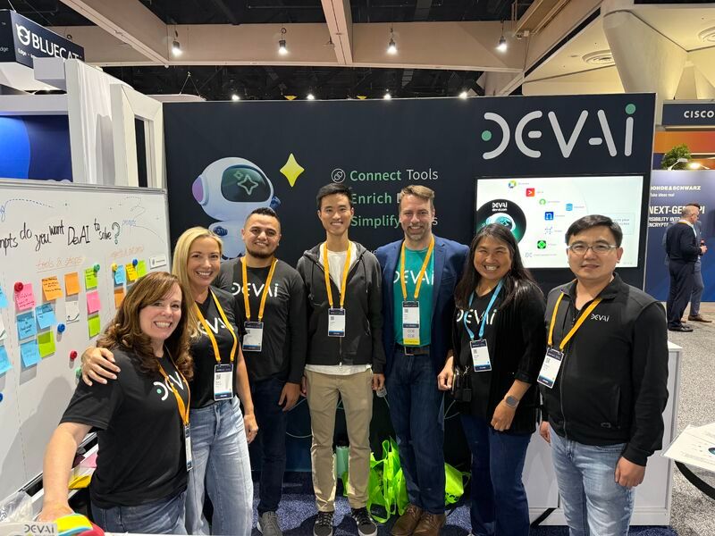 DevAI at Cisco Live - our very first booth! 