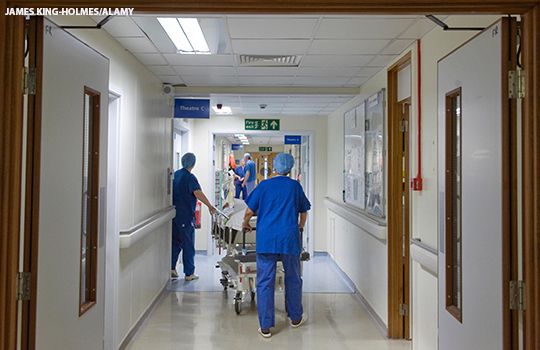 Hospital corridor