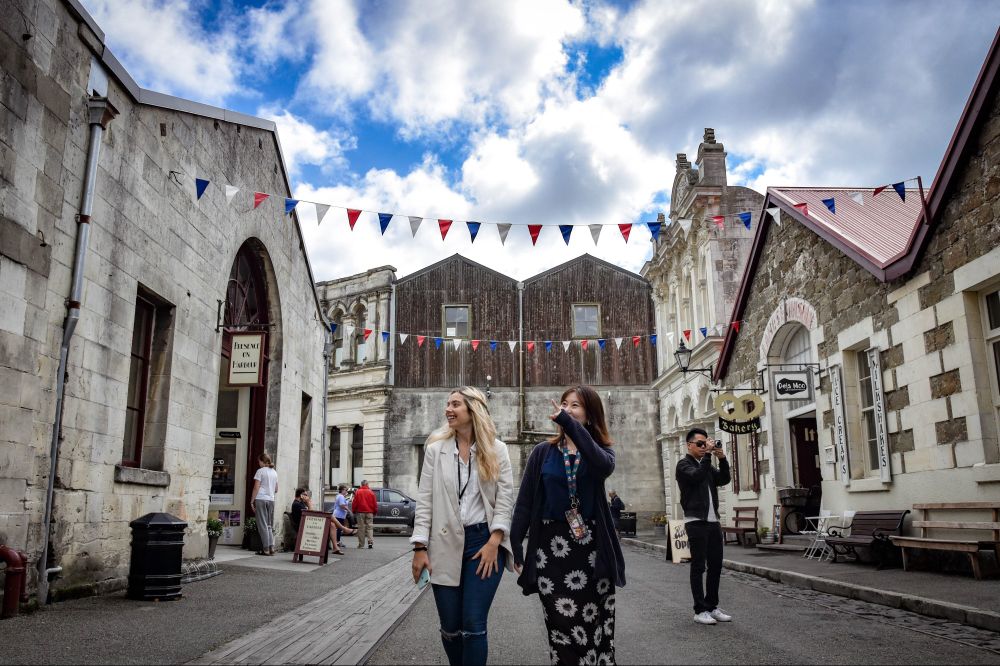 Harbour Street. The best preserved Victorian architecture and streetscape in the country. Narrow streets, high buildings of local whitestone, bunting strung across. The bakery on the corner is an absolute banger.