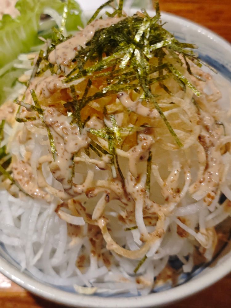 DKサラダ
あ、間違えた
大根サラダ