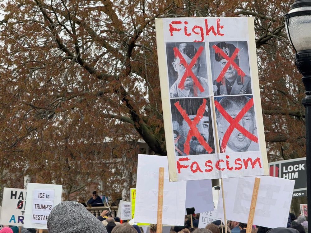 Fight Fascism poster. 