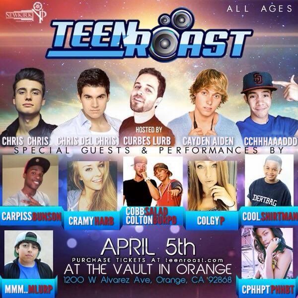 teen roast featuring chris del chris